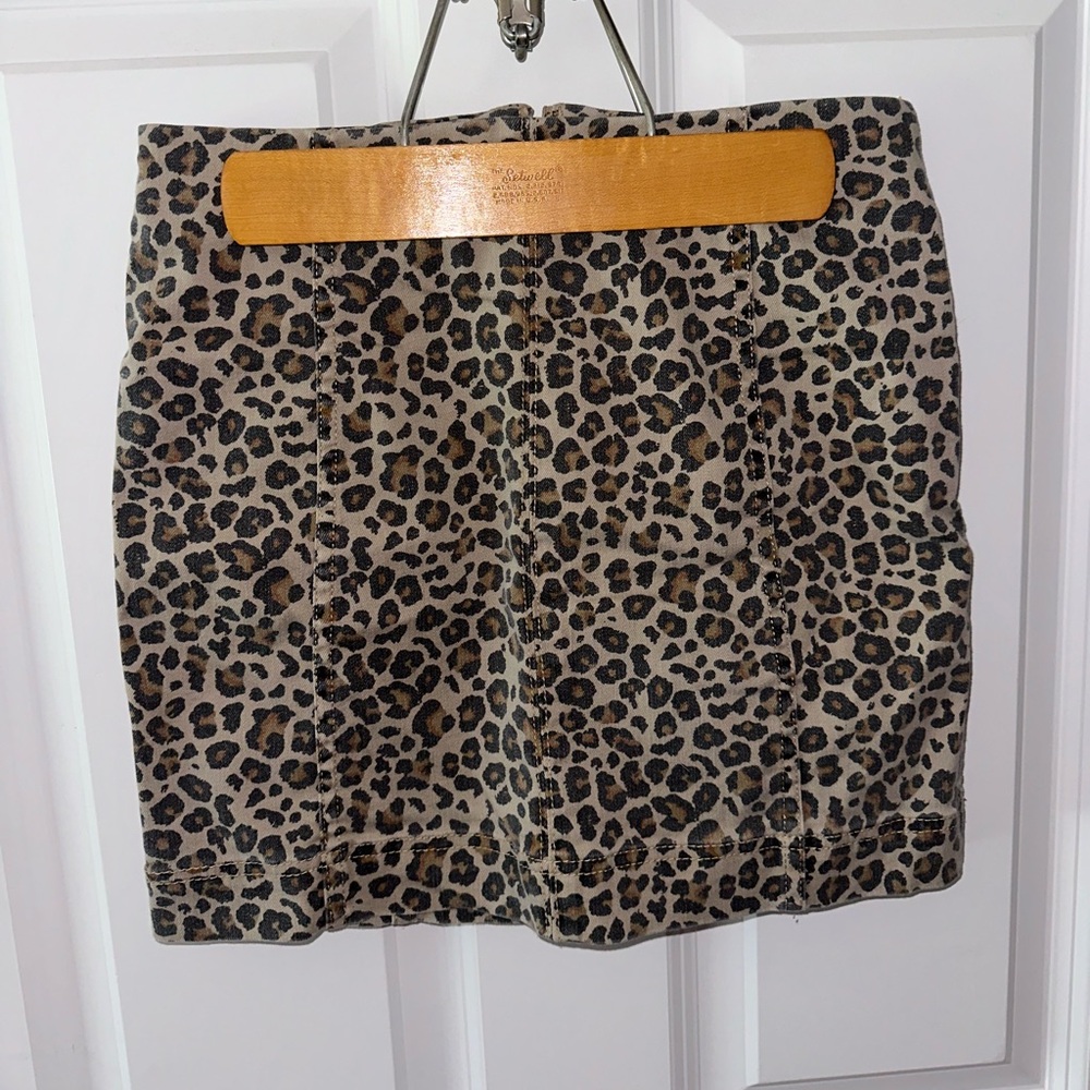 Jolt Cheetah Mini Skirt